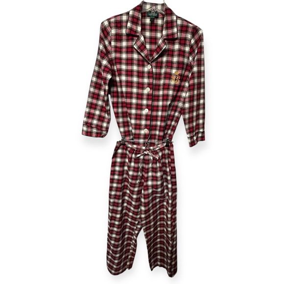 Lauren Ralph Lauren NWOT 100% cotton flannel Pajamas - Picture 6 of 11